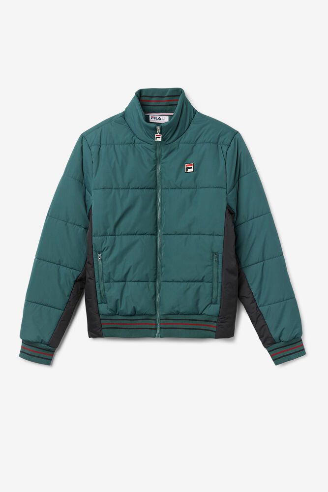 Fila Jakke Herre Grønn Watson Puffer 758319-DRL